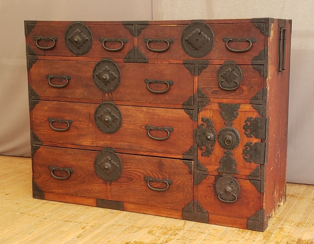 NO.1531 【美品】仙台箪笥 仙臺箪笥 ※鍵無し※ 和箪笥 和家具 古家具 